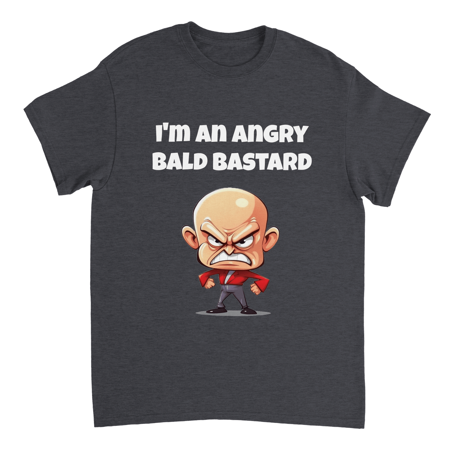 Angry Bald B*stard T Shirt Canvas Prints in Accrington Number Plates Accrington IntelliPix