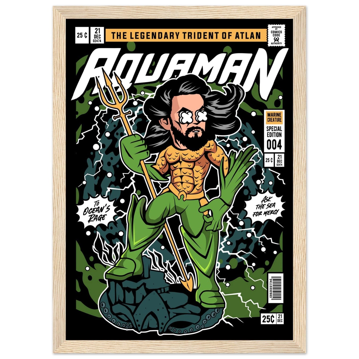 Aquaman Character Framed Print Canvas Prints in Accrington Number Plates Accrington IntelliPix