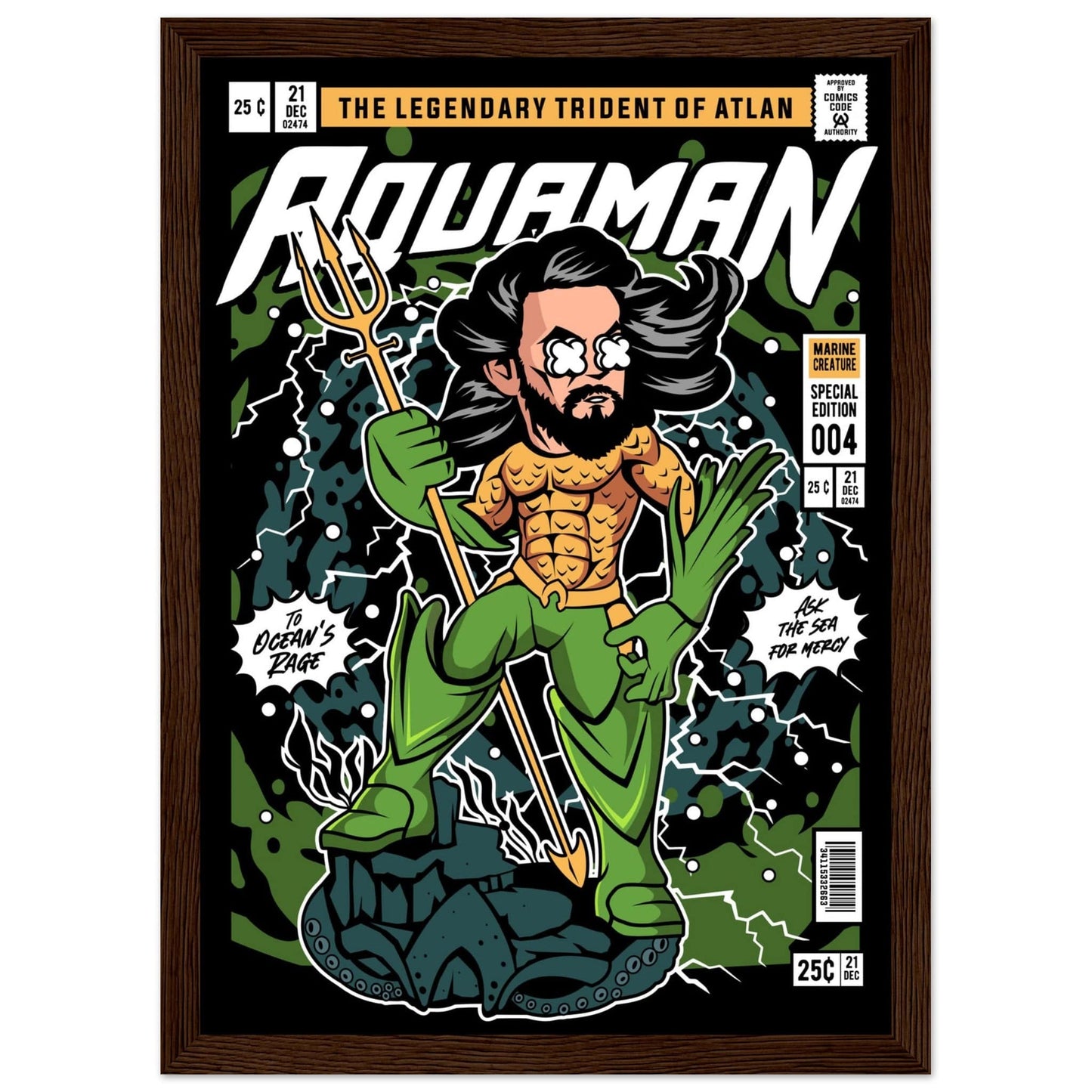 Aquaman Character Framed Print Canvas Prints in Accrington Number Plates Accrington IntelliPix
