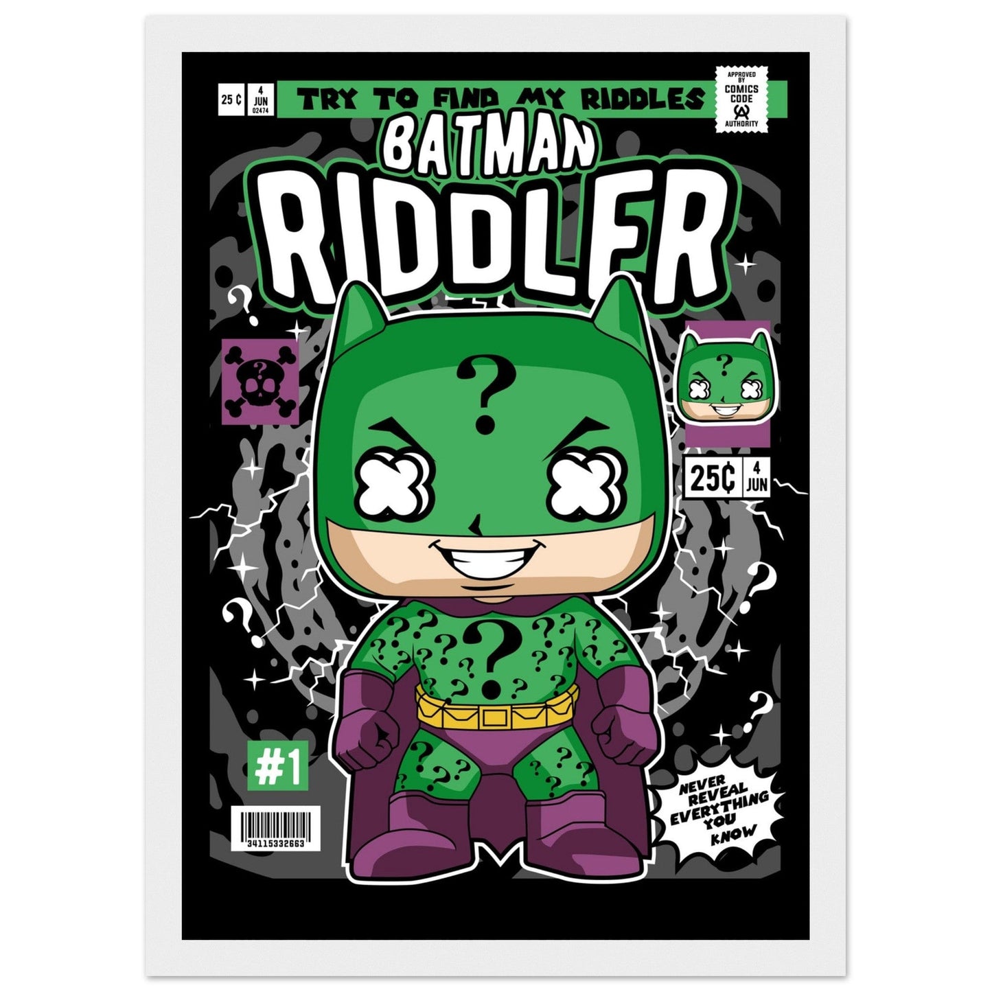 Batman Riddler Character Framed Print Canvas Prints in Accrington Number Plates Accrington IntelliPix