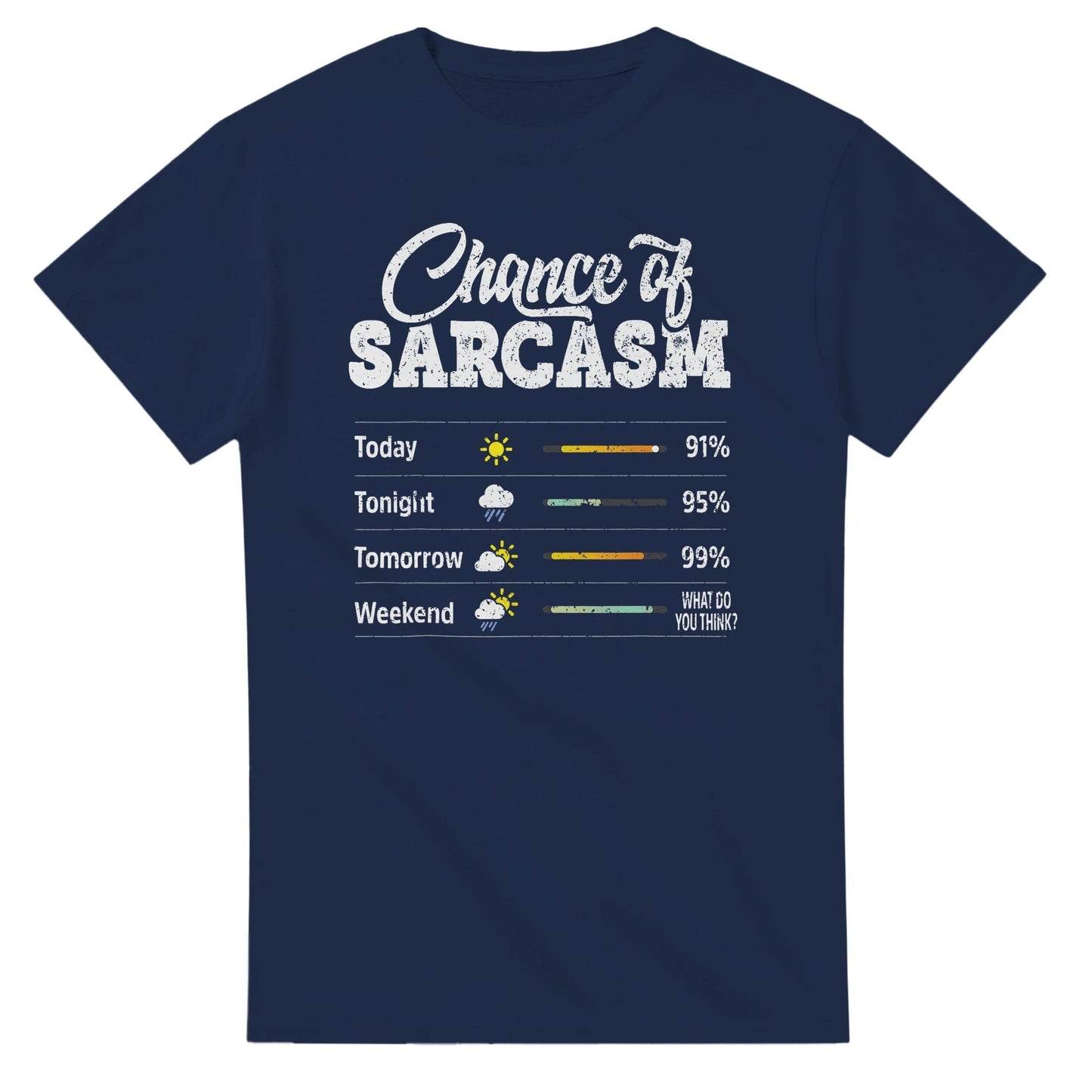 Chance Of Sarcasm T-Shirt Canvas Prints in Accrington Number Plates Accrington IntelliPix