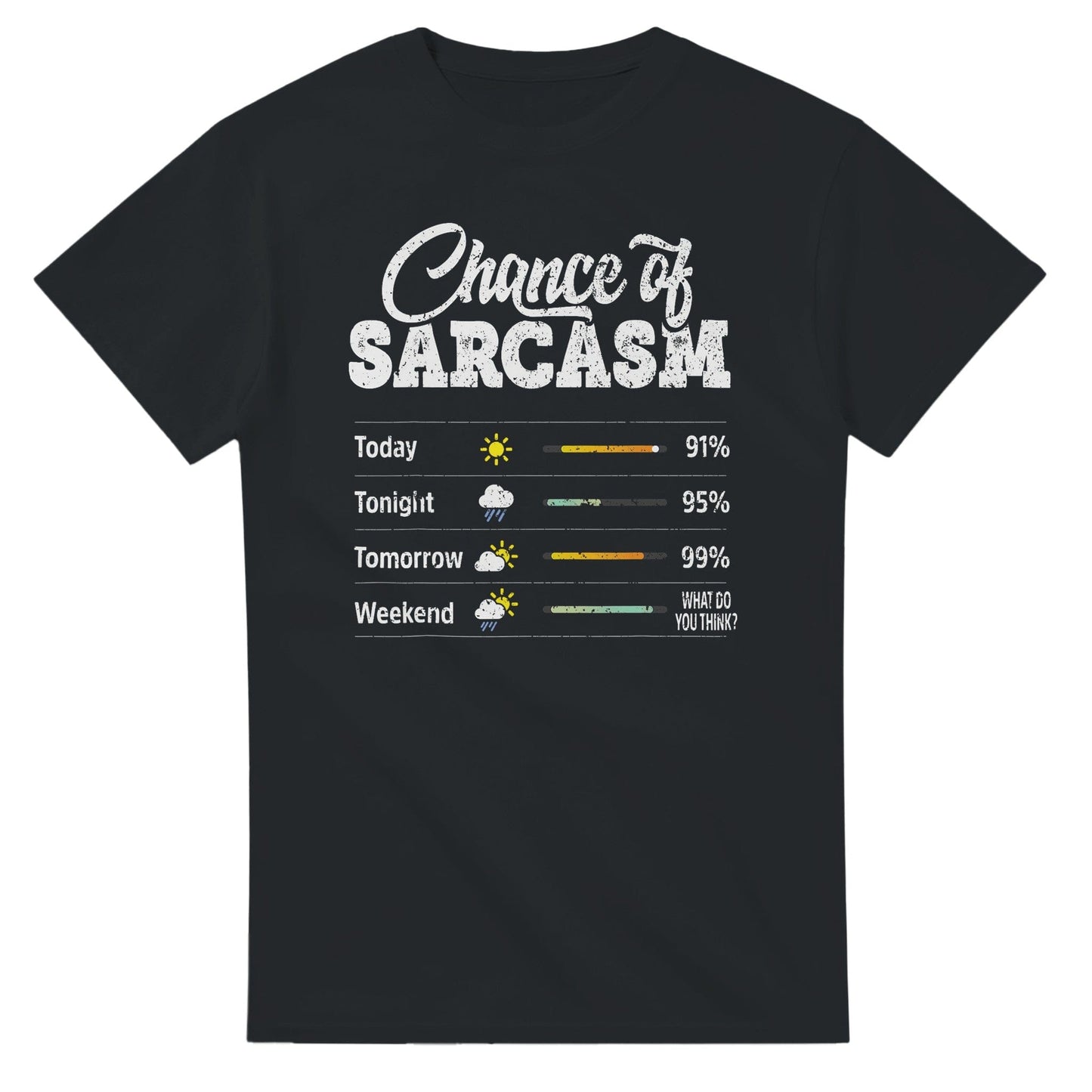 Chance Of Sarcasm T-Shirt Canvas Prints in Accrington Number Plates Accrington IntelliPix