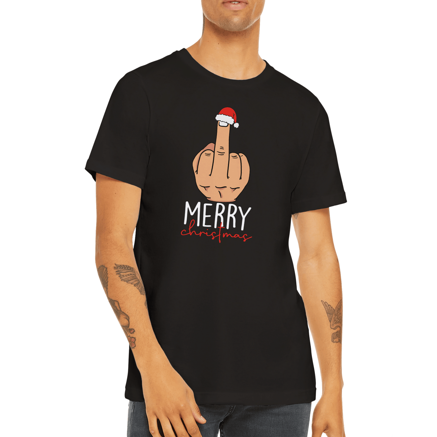 Funny Merry Christmas T-Shirt Canvas Prints in Accrington Number Plates Accrington IntelliPix