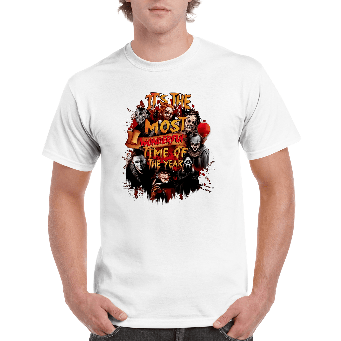 Halloween Most Wonderful Time Of The Year T Shirt Canvas Prints in Accrington Number Plates Accrington IntelliPix