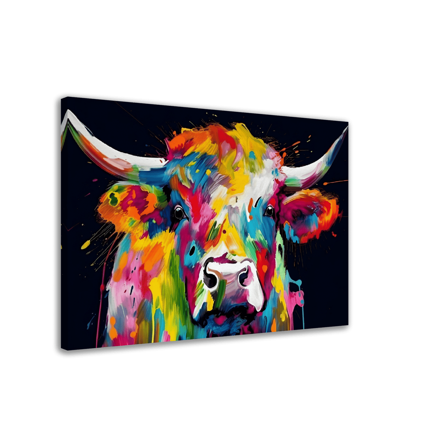 Highland Cow Canvas Canvas Prints in Accrington Number Plates Accrington IntelliPix