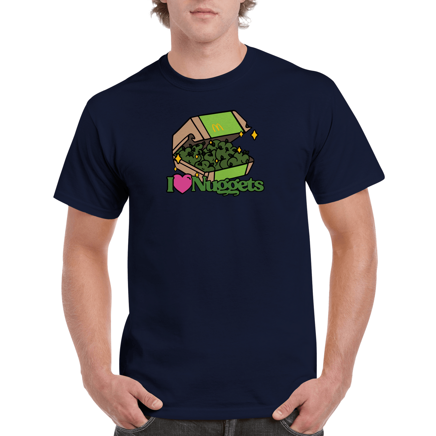 I Love Nuggets T-Shirt Canvas Prints in Accrington Number Plates Accrington IntelliPix