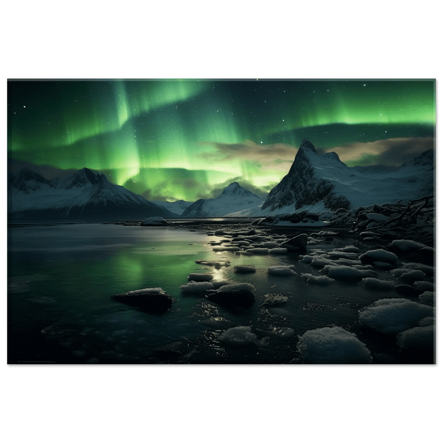 Northern Light Sky Canvas Canvas Prints in Accrington Number Plates Accrington IntelliPix