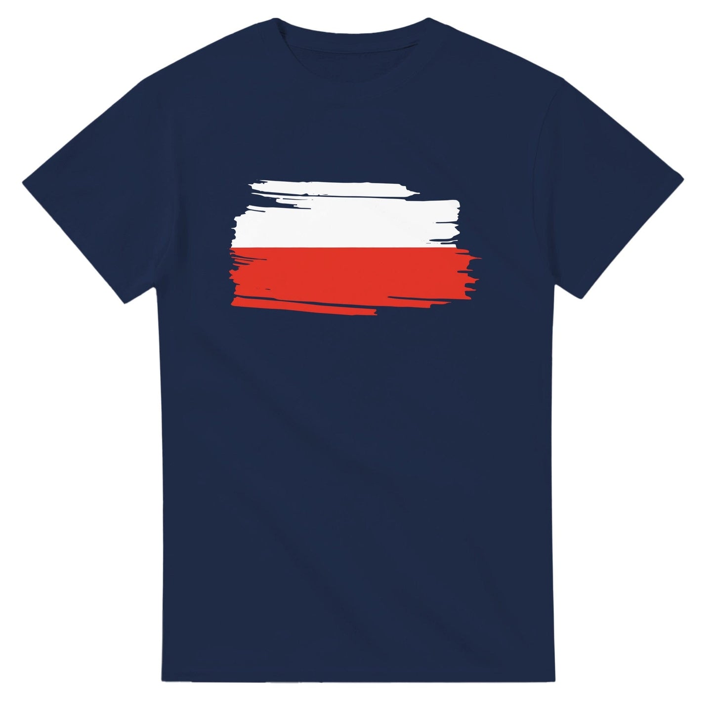Poland Brush Stroke Flag T-Shirt Canvas Prints in Accrington Number Plates Accrington IntelliPix