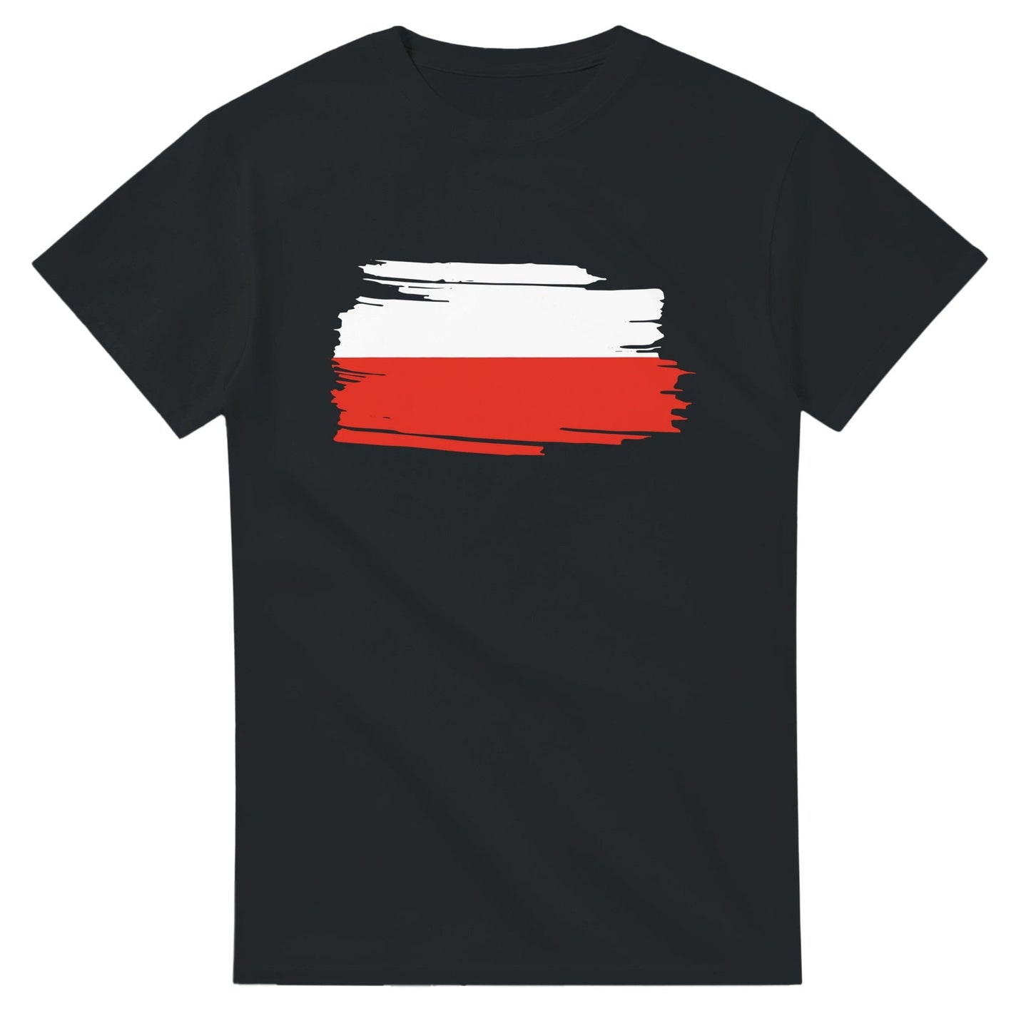Poland Brush Stroke Flag T-Shirt Canvas Prints in Accrington Number Plates Accrington IntelliPix
