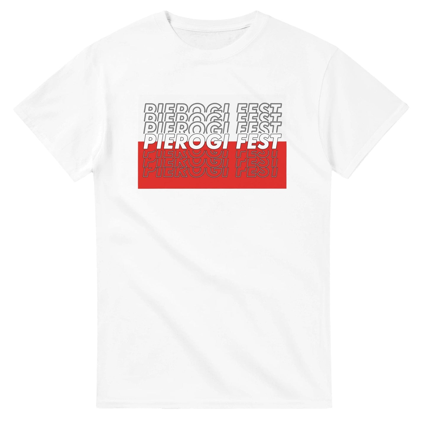 Polish Pierogi Fest T-Shirt - With or Without Polish Flag Canvas Prints in Accrington Number Plates Accrington IntelliPix