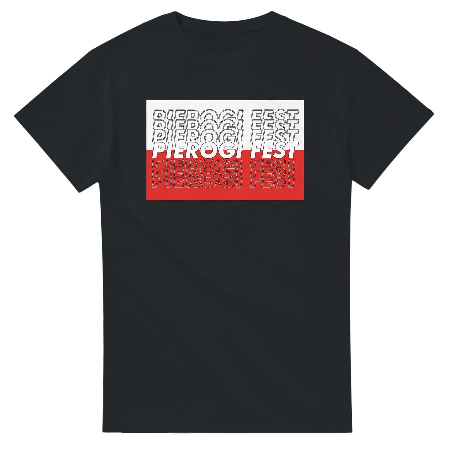 Polish Pierogi Fest T-Shirt - With or Without Polish Flag Canvas Prints in Accrington Number Plates Accrington IntelliPix
