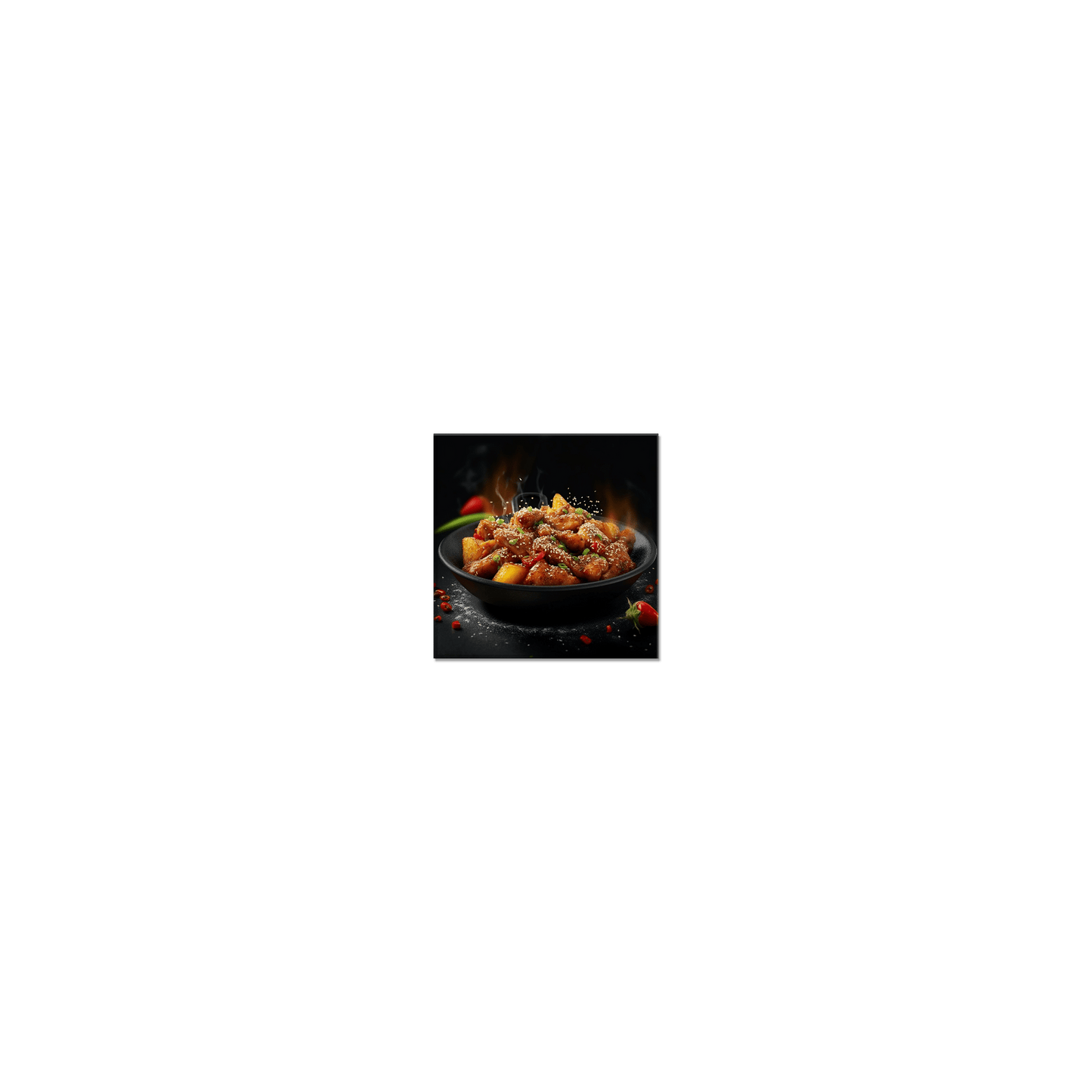 Salt & Pepper Chicken Canvas Canvas Prints in Accrington Number Plates Accrington IntelliPix