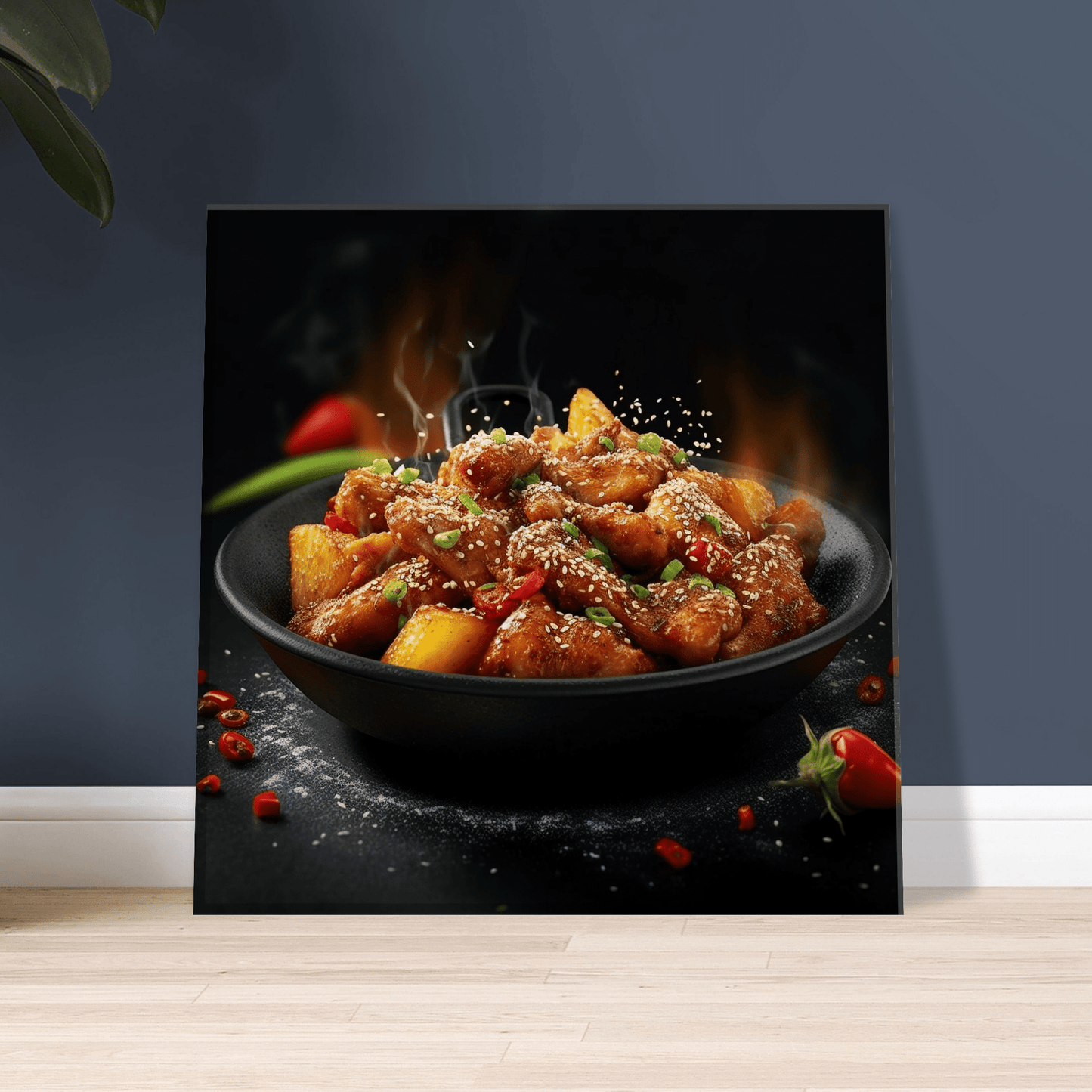 Salt & Pepper Chicken Canvas Canvas Prints in Accrington Number Plates Accrington IntelliPix