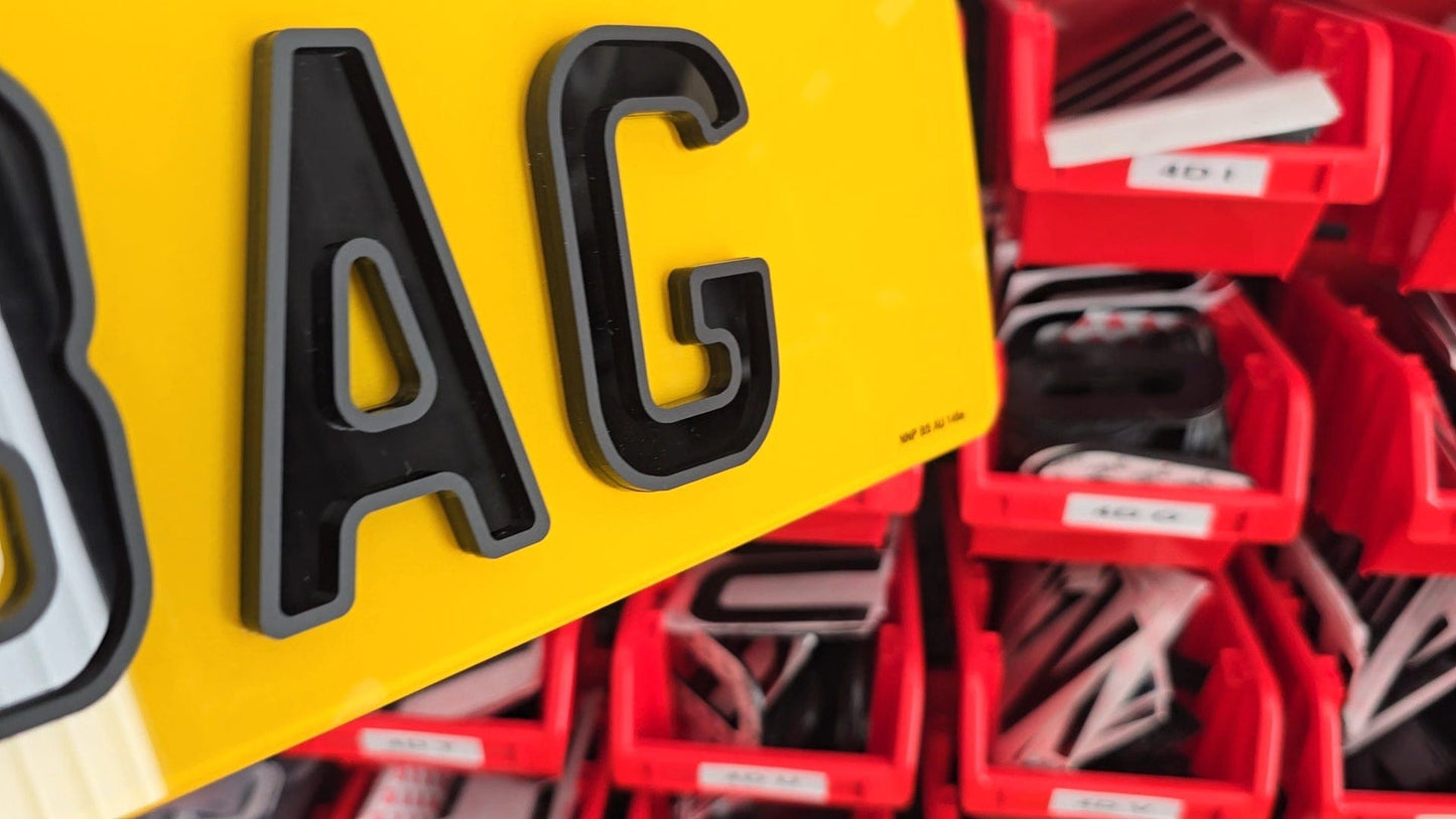 Standard Shadow X Plates Canvas Prints in Accrington Number Plates Accrington IntelliPix