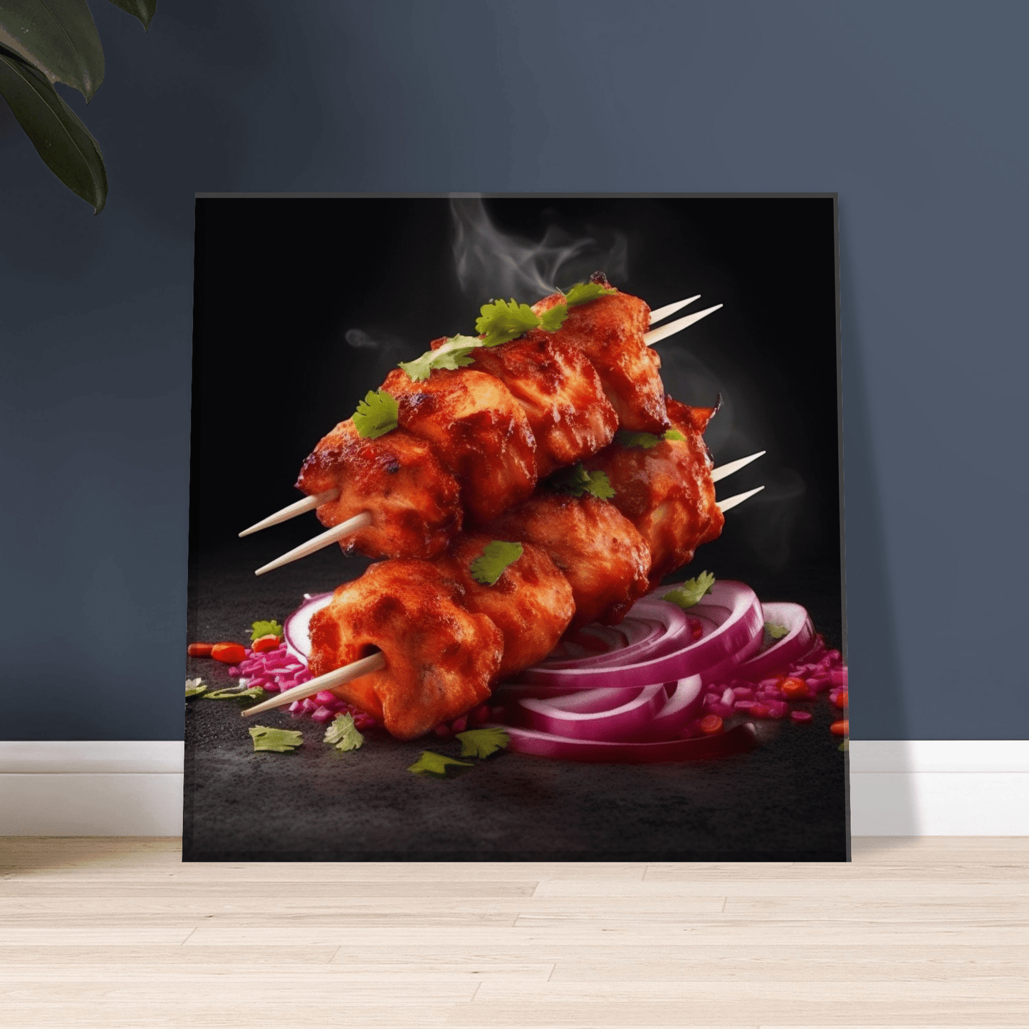 Tandoori Chicken Kebab Canvas Canvas Prints in Accrington Number Plates Accrington IntelliPix