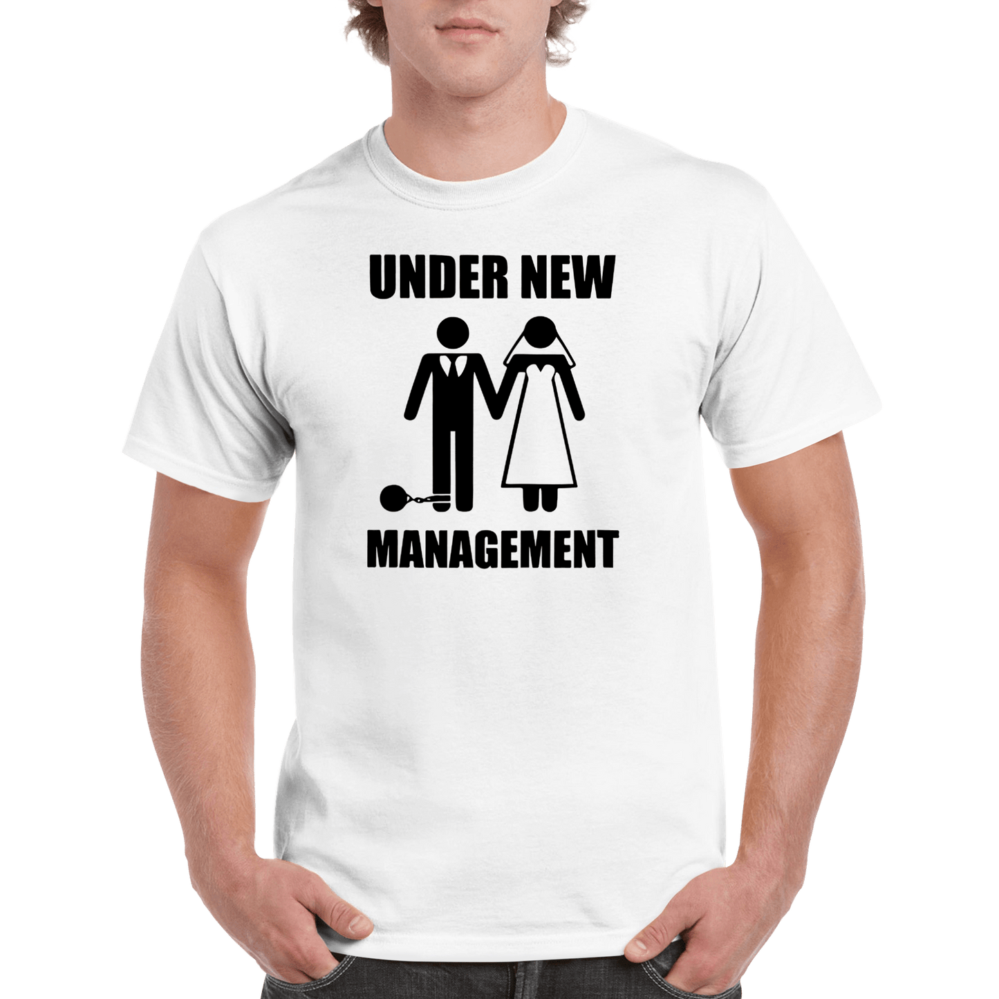 Under New Management T Shirt Canvas Prints in Accrington Number Plates Accrington IntelliPix