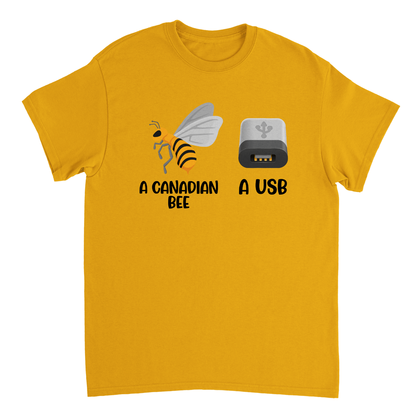 A Canadian Bee & A USB T Shirt Canvas Prints in Accrington Number Plates Accrington IntelliPix