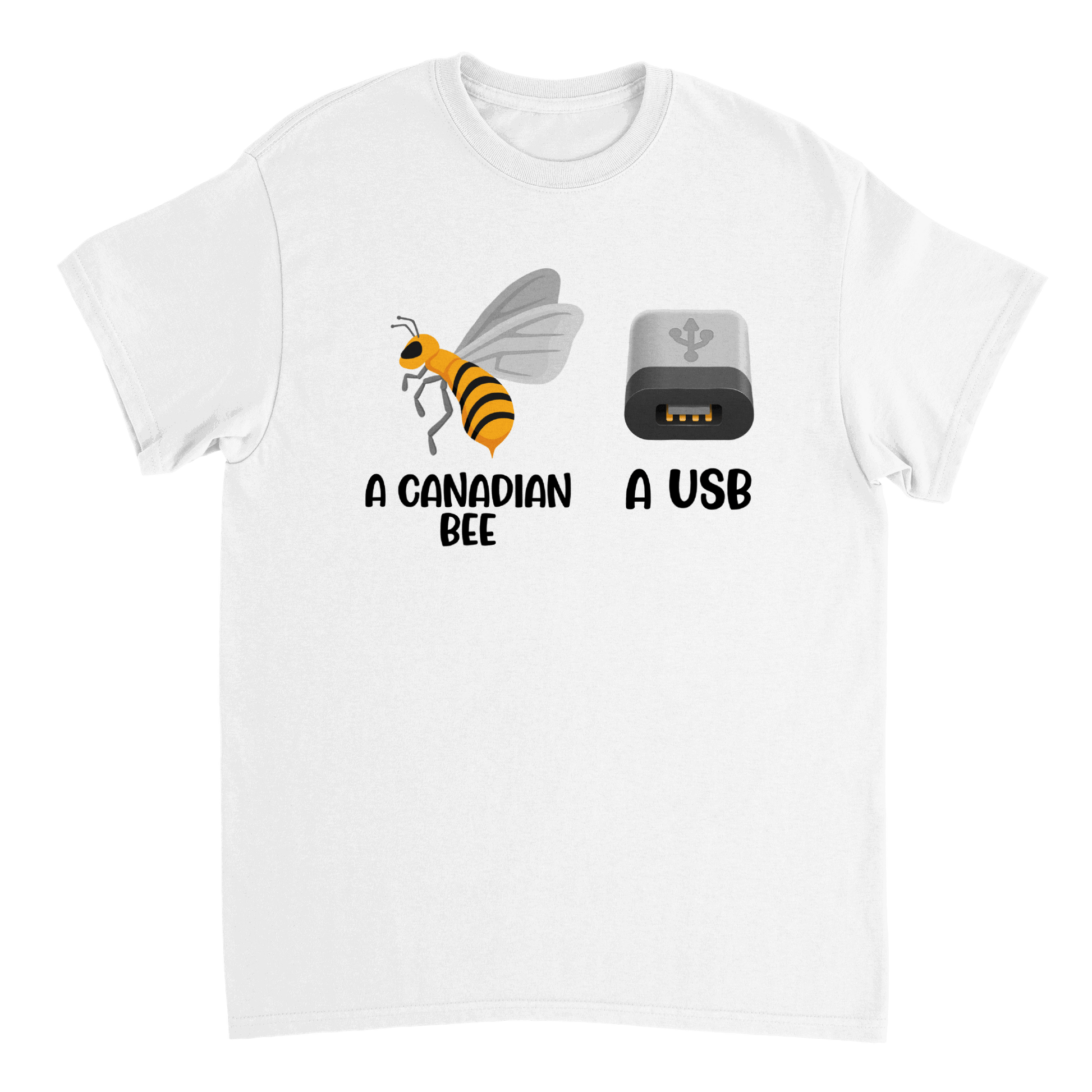 A Canadian Bee & A USB T Shirt Canvas Prints in Accrington Number Plates Accrington IntelliPix