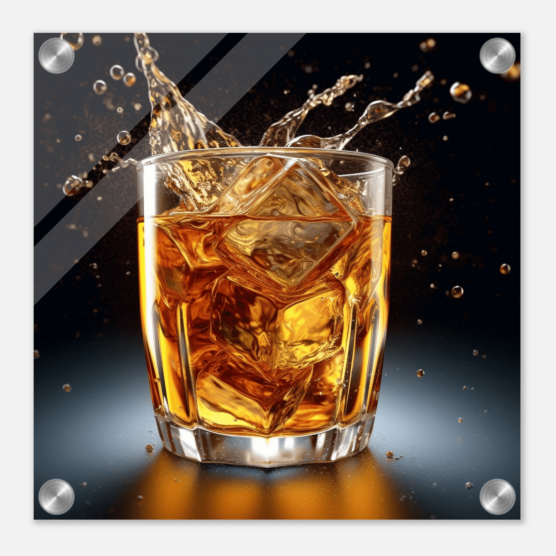 Alcoholic Beverage Splash Acrylic Print Canvas Prints in Accrington Number Plates Accrington IntelliPix