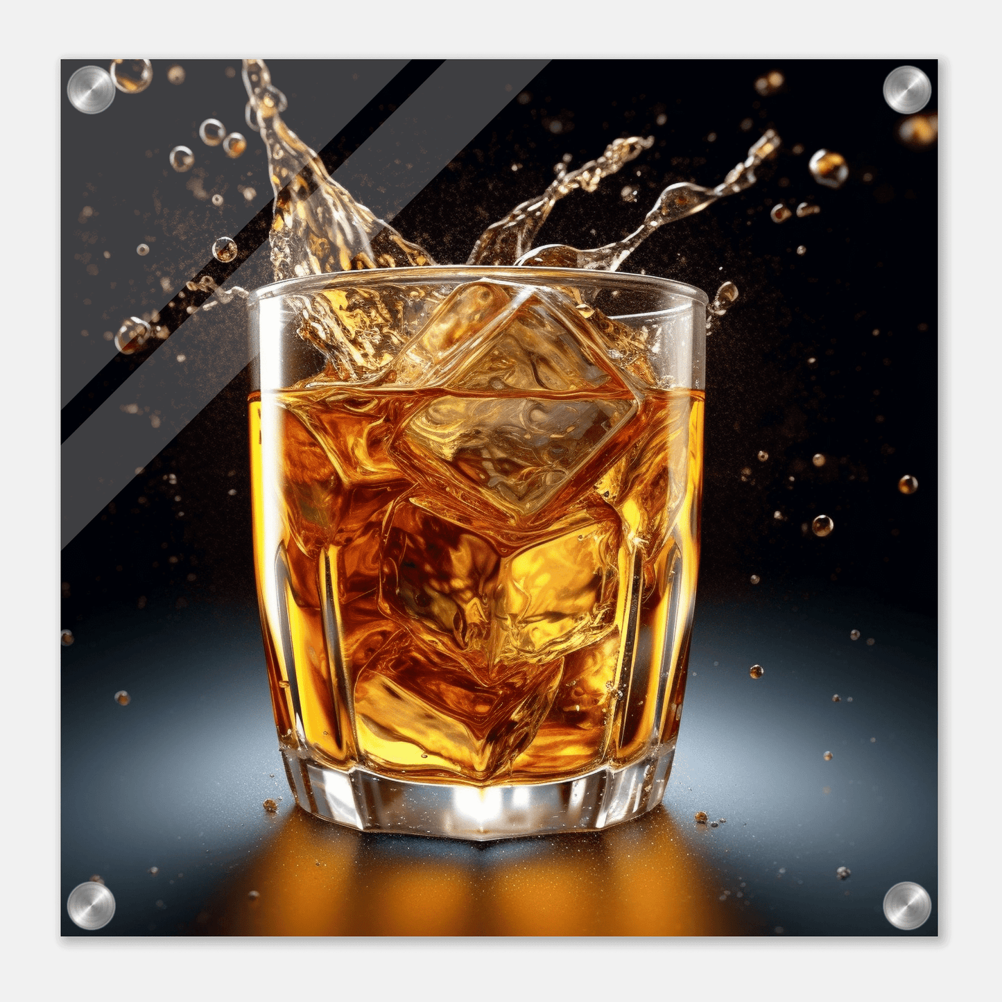 Alcoholic Beverage Splash Acrylic Print Canvas Prints in Accrington Number Plates Accrington IntelliPix