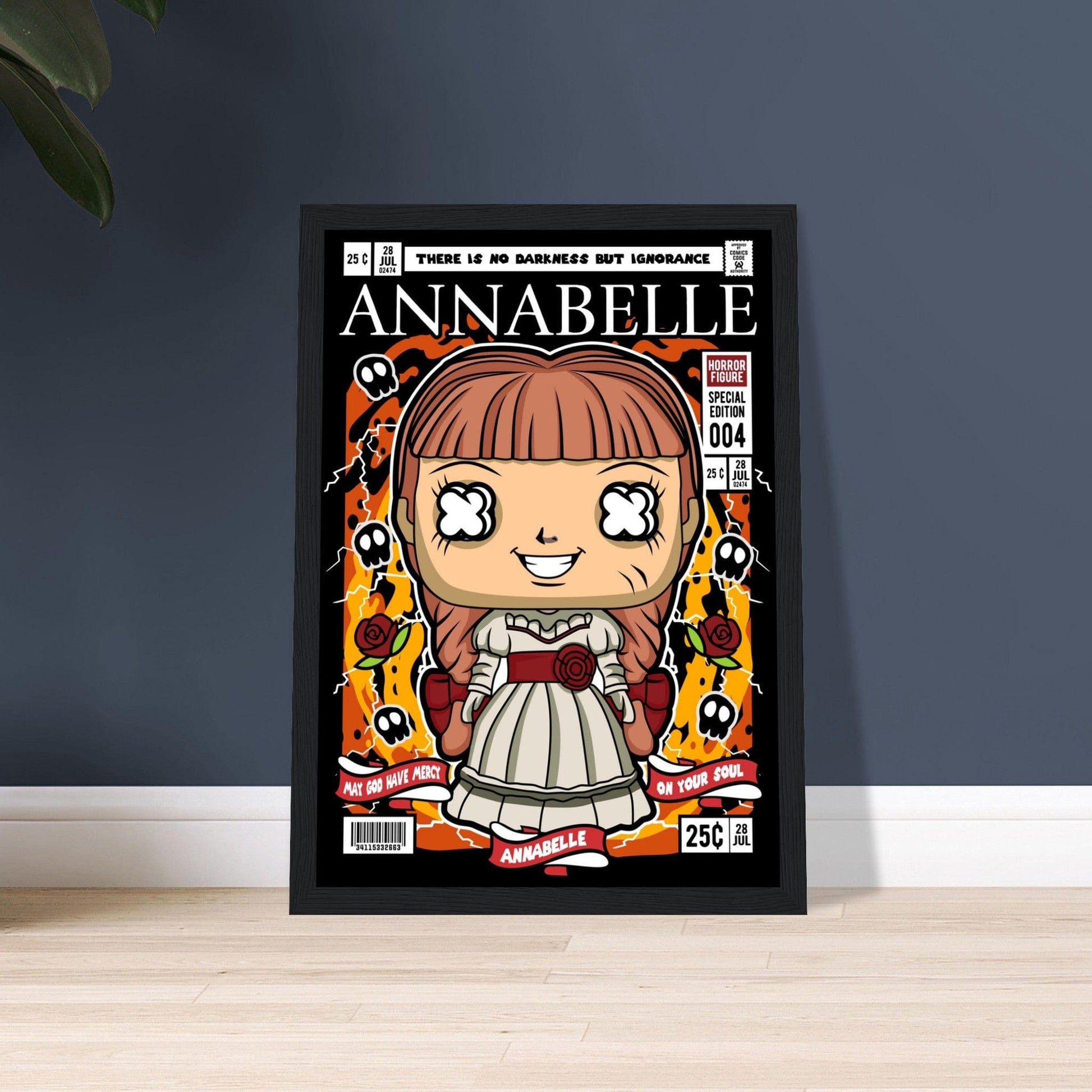 Annabelle Character Framed Print Canvas Prints in Accrington Number Plates Accrington IntelliPix