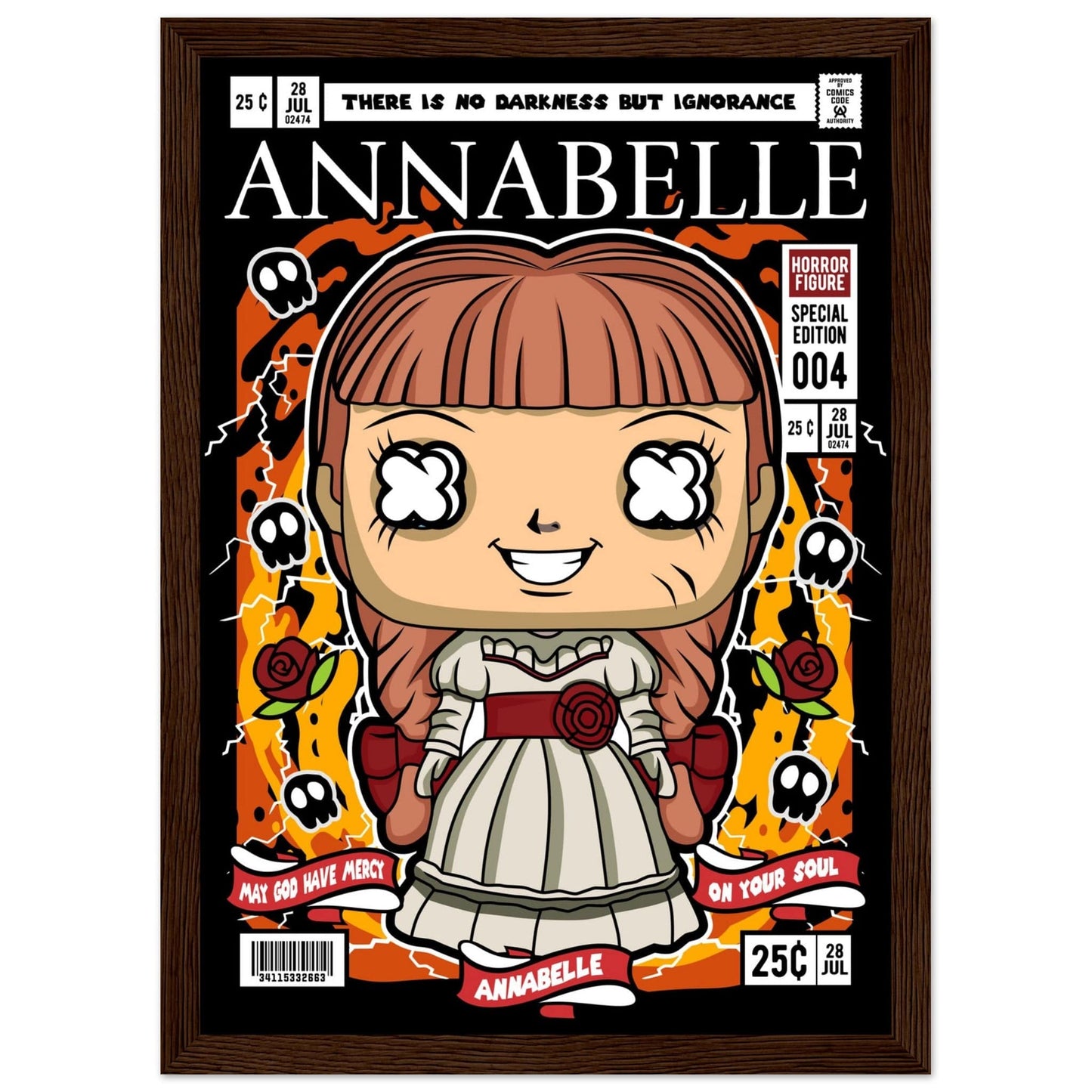 Annabelle Character Framed Print Canvas Prints in Accrington Number Plates Accrington IntelliPix