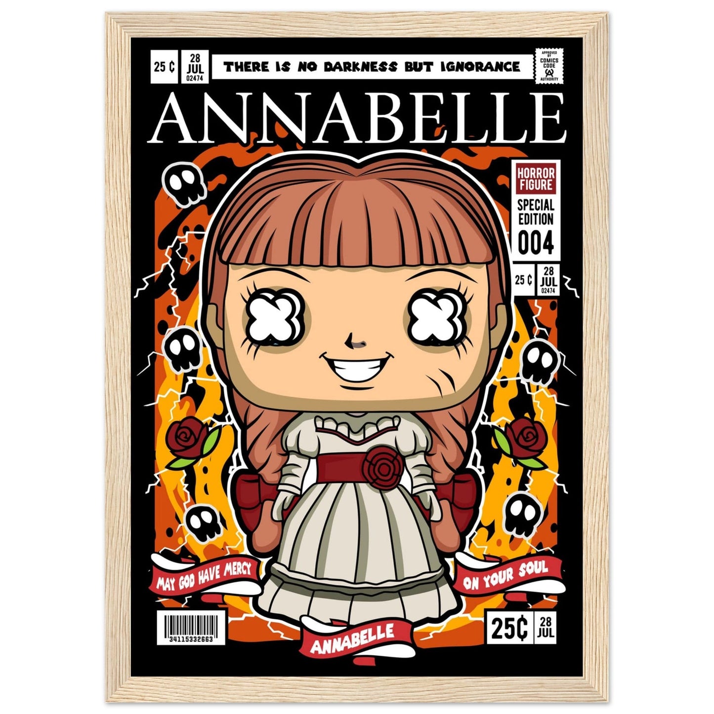 Annabelle Character Framed Print Canvas Prints in Accrington Number Plates Accrington IntelliPix