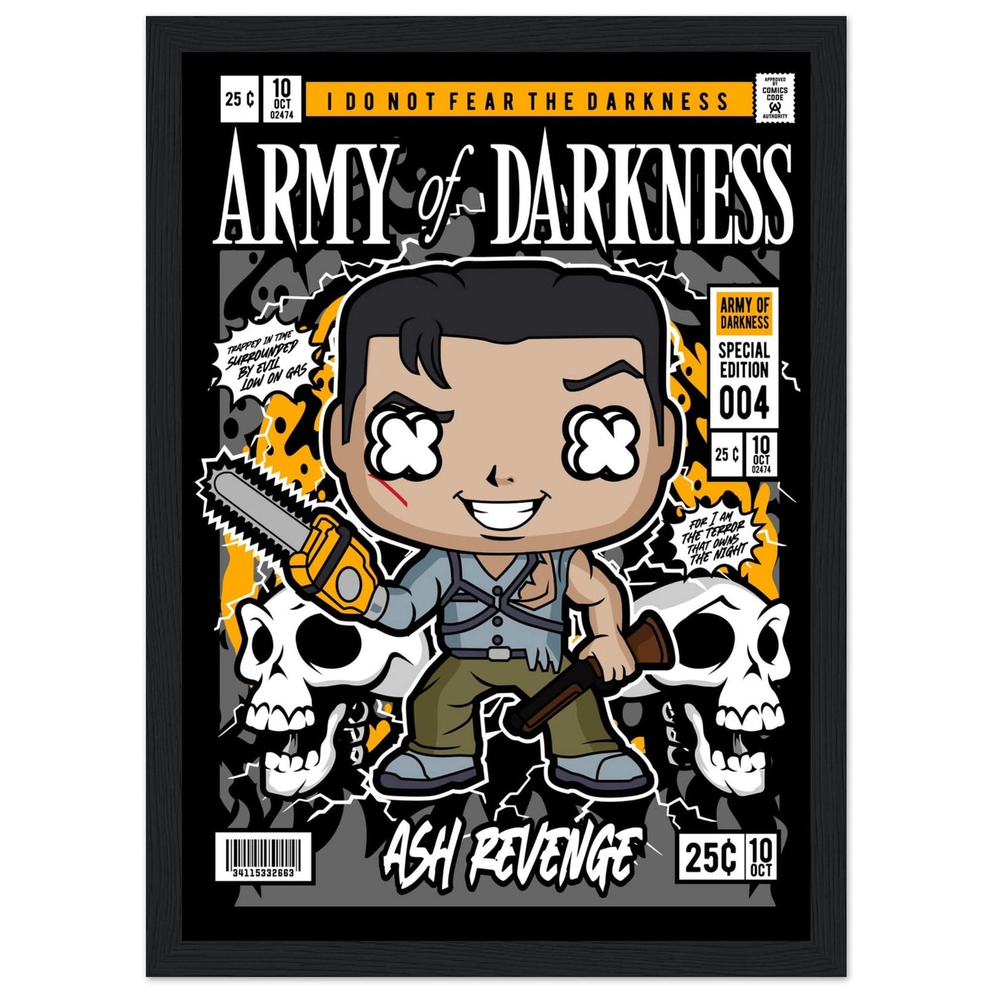 Army of Darkness Character Framed Print Canvas Prints in Accrington Number Plates Accrington IntelliPix