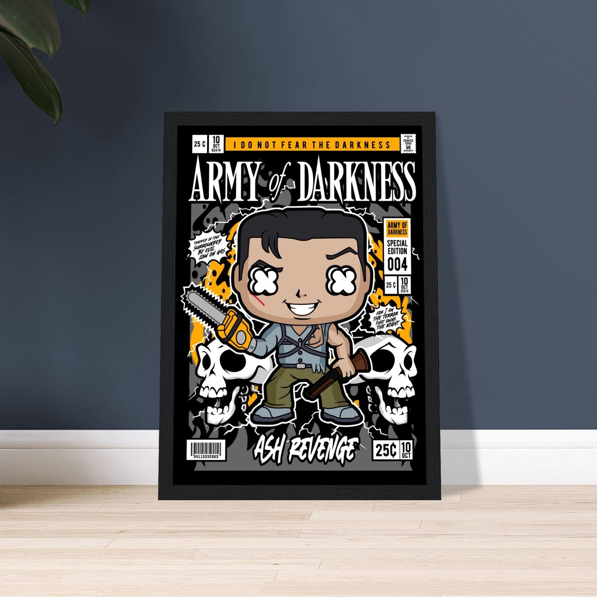 Army of Darkness Character Framed Print Canvas Prints in Accrington Number Plates Accrington IntelliPix