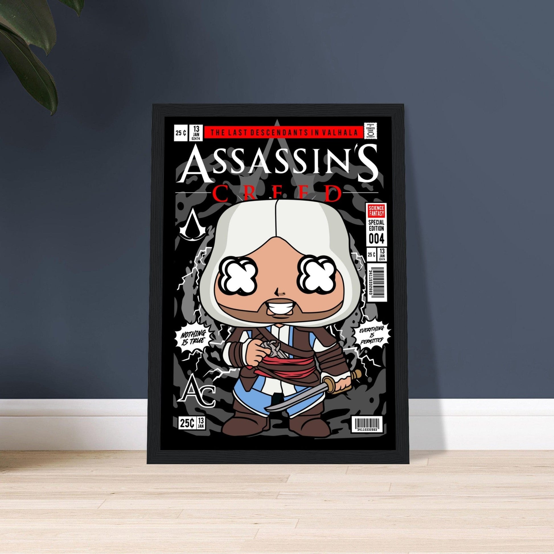 Assassins Creed Character Framed Print Canvas Prints in Accrington Number Plates Accrington IntelliPix