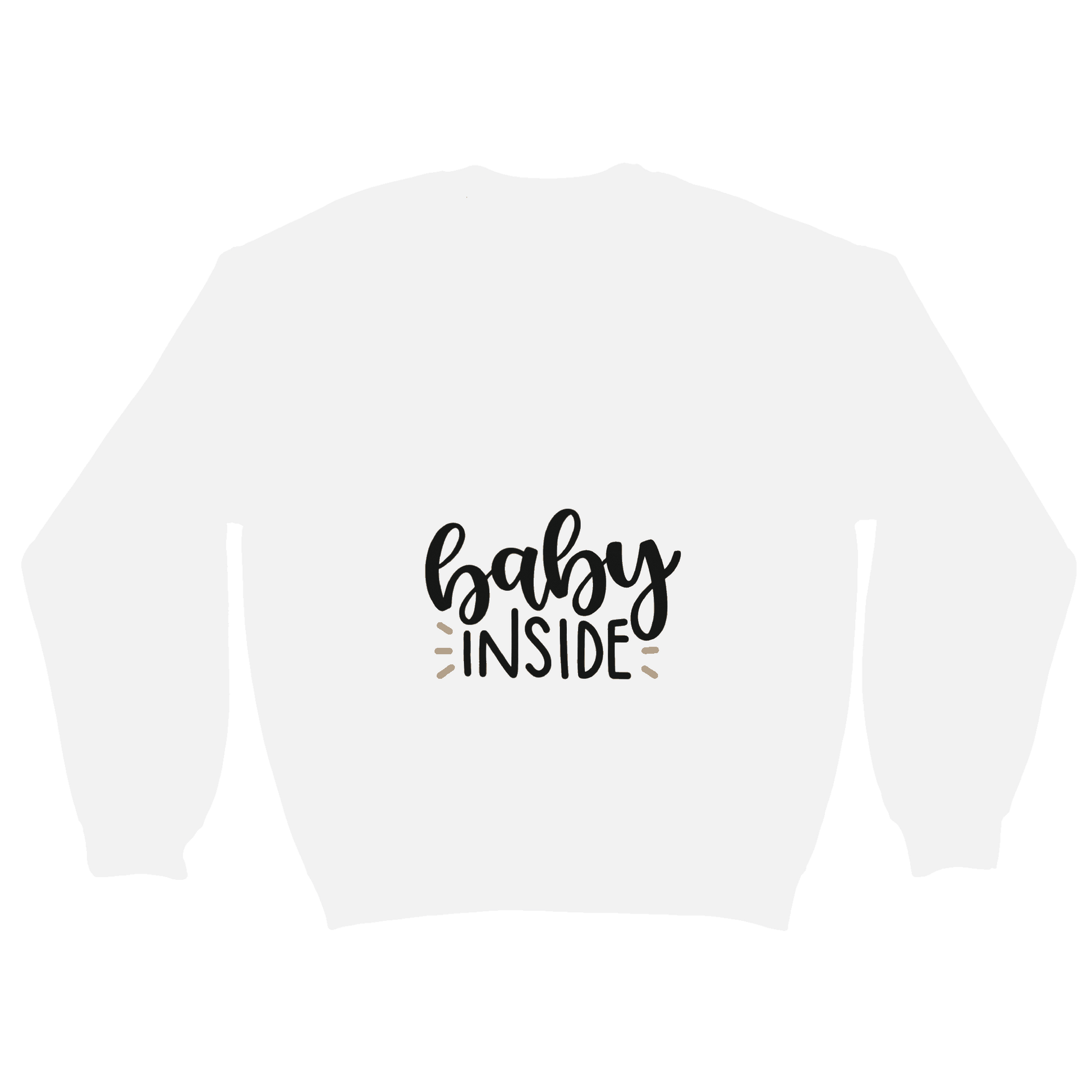 Baby Inside Classic Unisex Crewneck Sweatshirt Canvas Prints in Accrington Number Plates Accrington IntelliPix