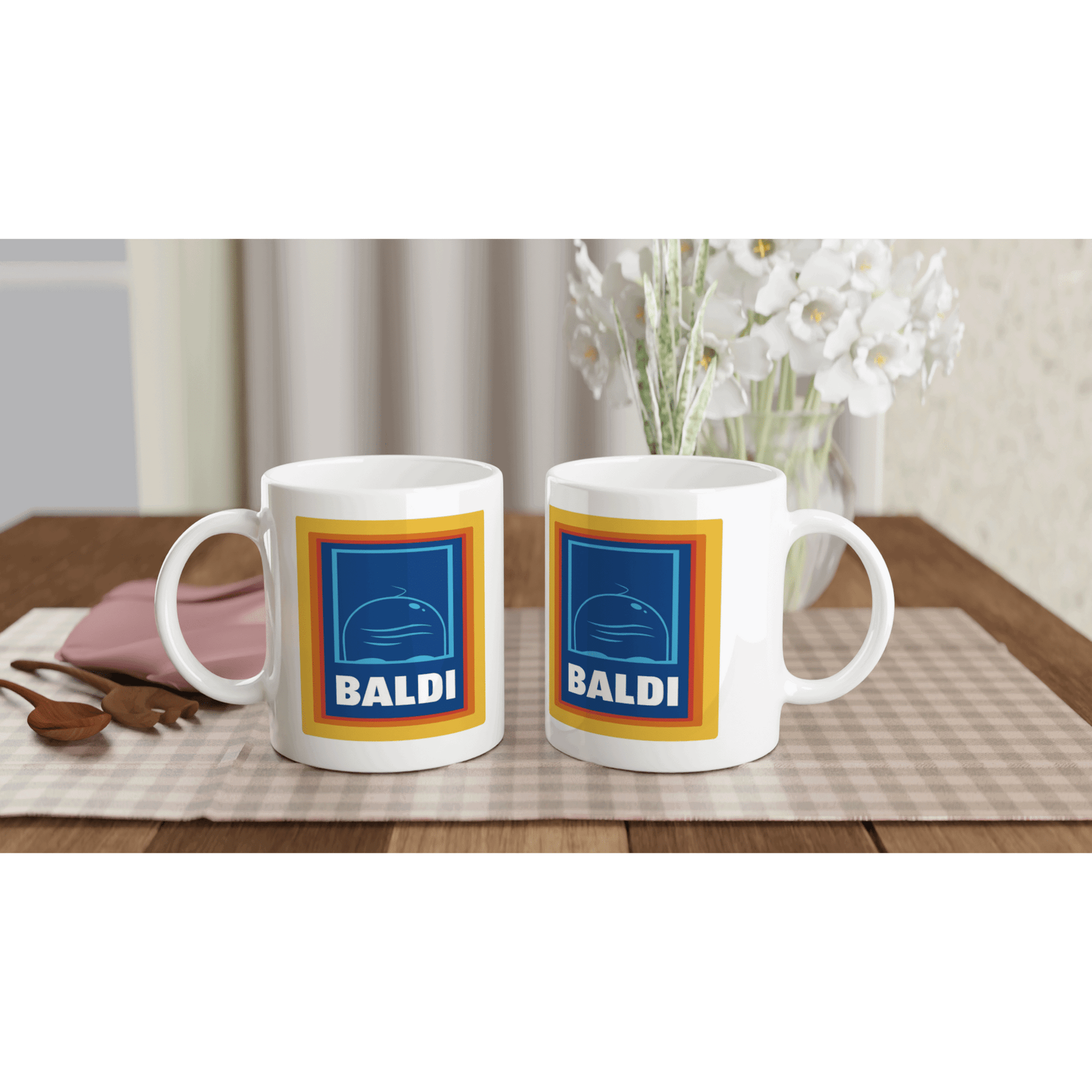 Baldi 11oz Mug Canvas Prints in Accrington Number Plates Accrington IntelliPix