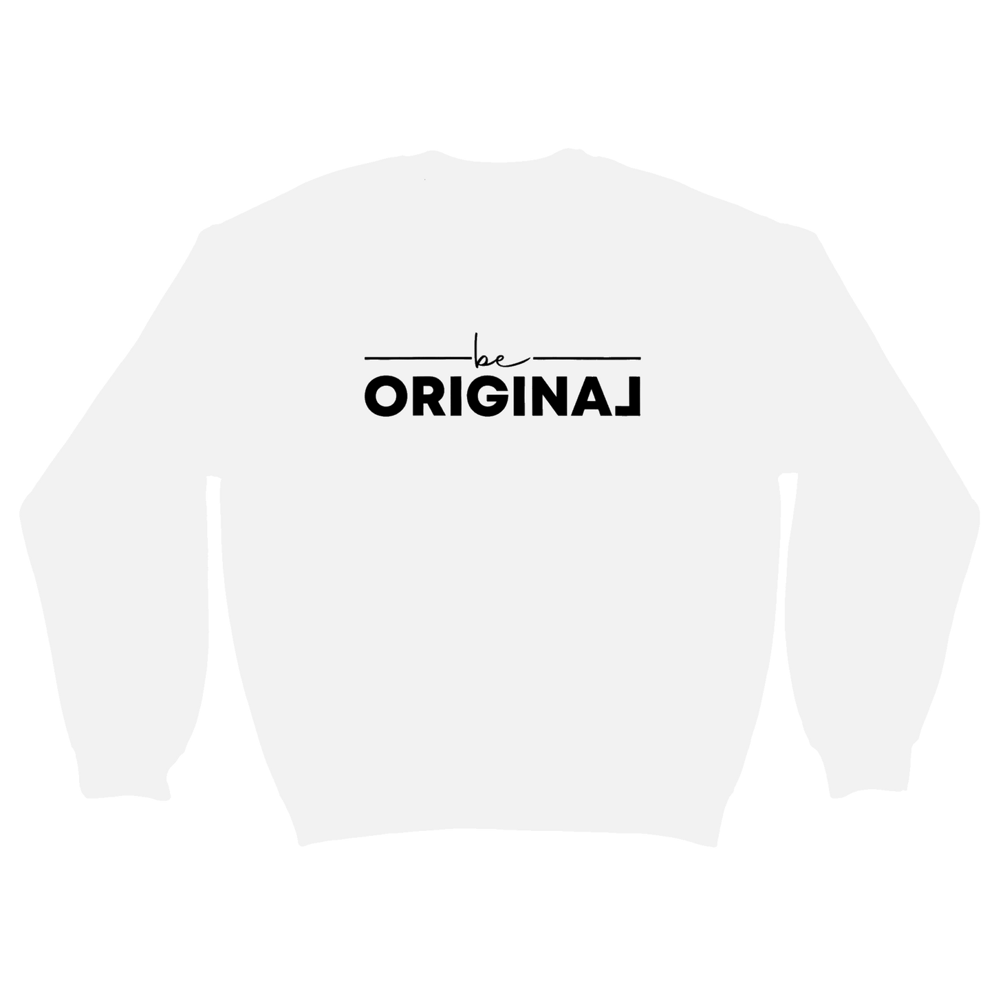 Be Original Classic Unisex Crewneck Sweatshirt Canvas Prints in Accrington Number Plates Accrington IntelliPix