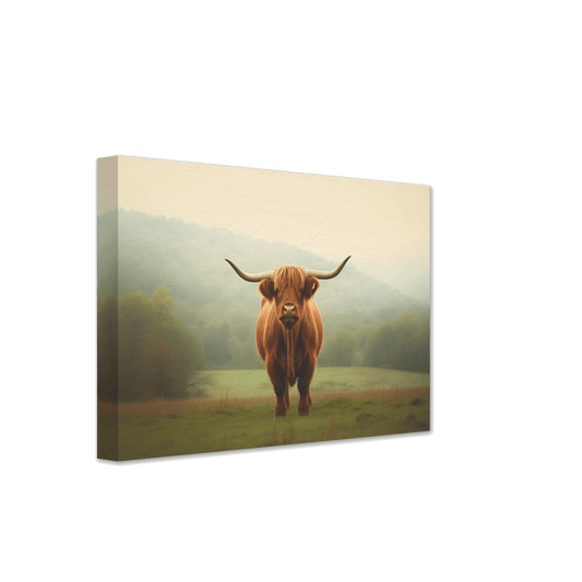 Beautiful Highland Cow Canvas Canvas Prints in Accrington Number Plates Accrington IntelliPix