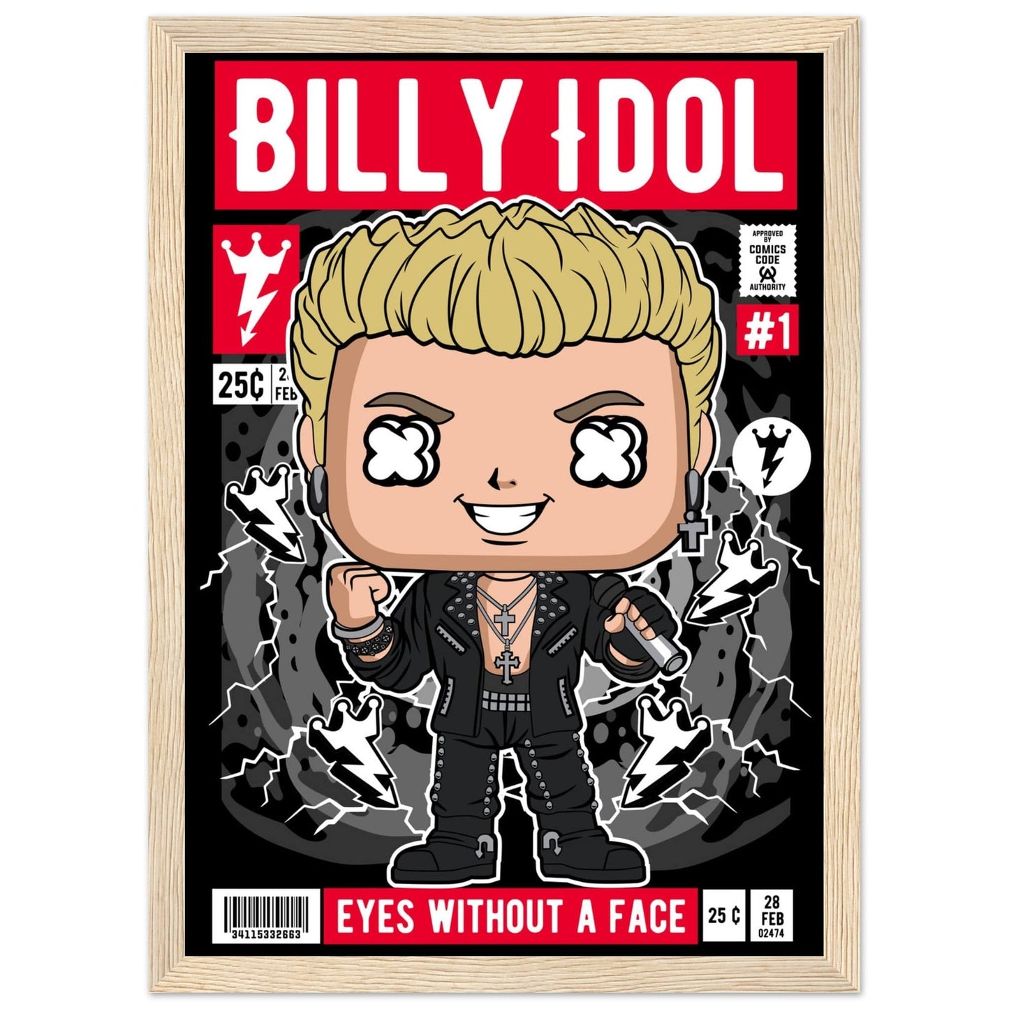 Billy Idol Character Framed Print Canvas Prints in Accrington Number Plates Accrington IntelliPix