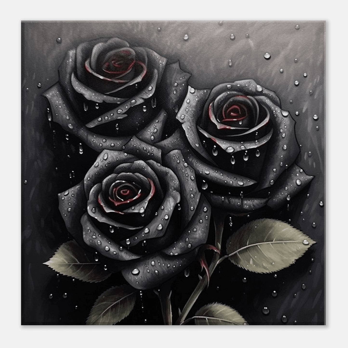 Black Roses Canvas Canvas Prints in Accrington Number Plates Accrington IntelliPix