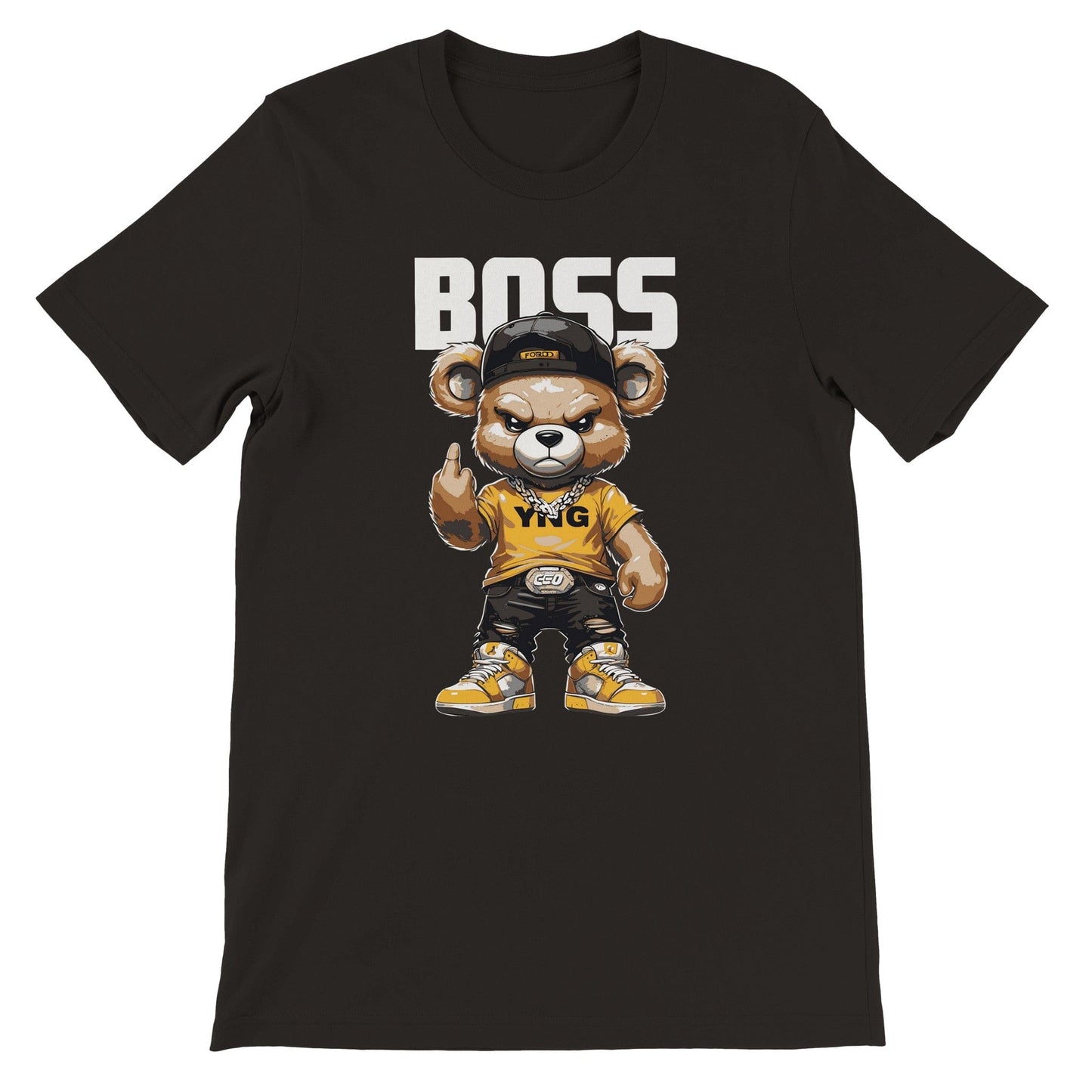 Boss Bear T Shirt Canvas Prints in Accrington Number Plates Accrington IntelliPix