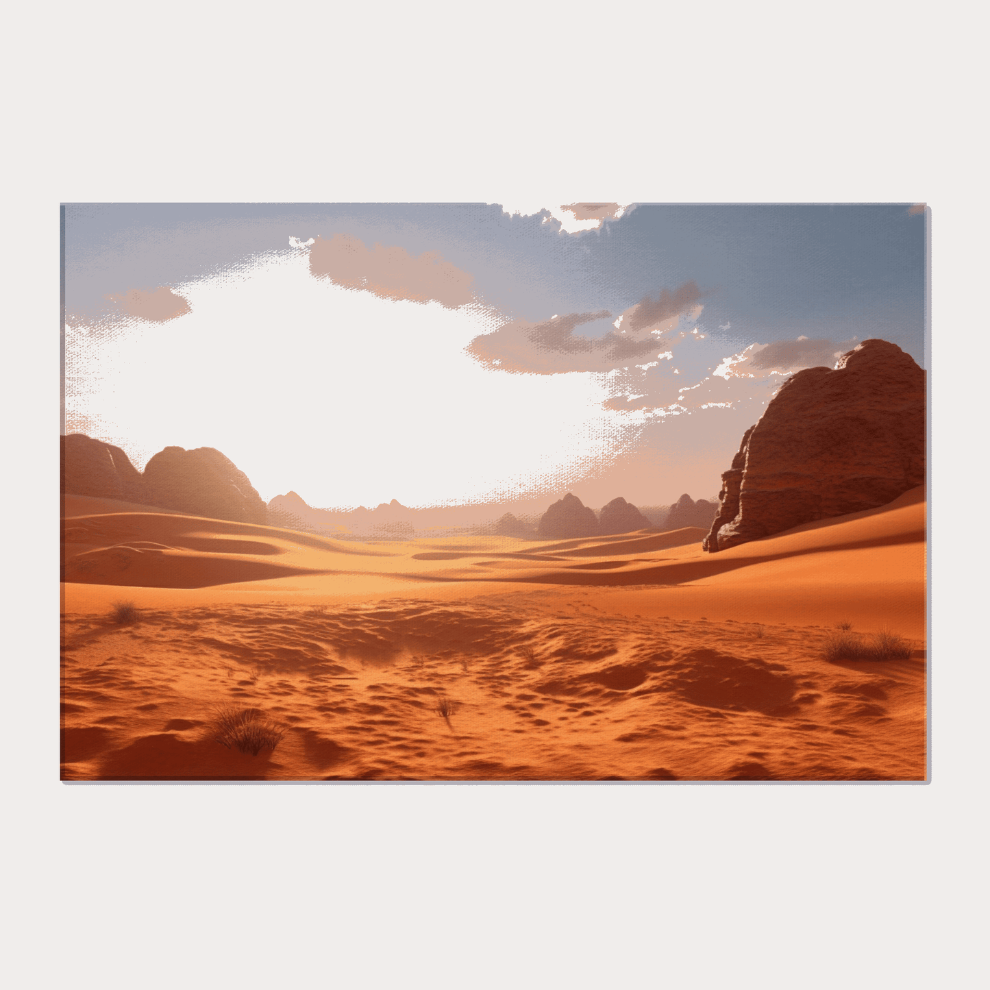 Brilliant Desert Sun Canvas Canvas Prints in Accrington Number Plates Accrington IntelliPix