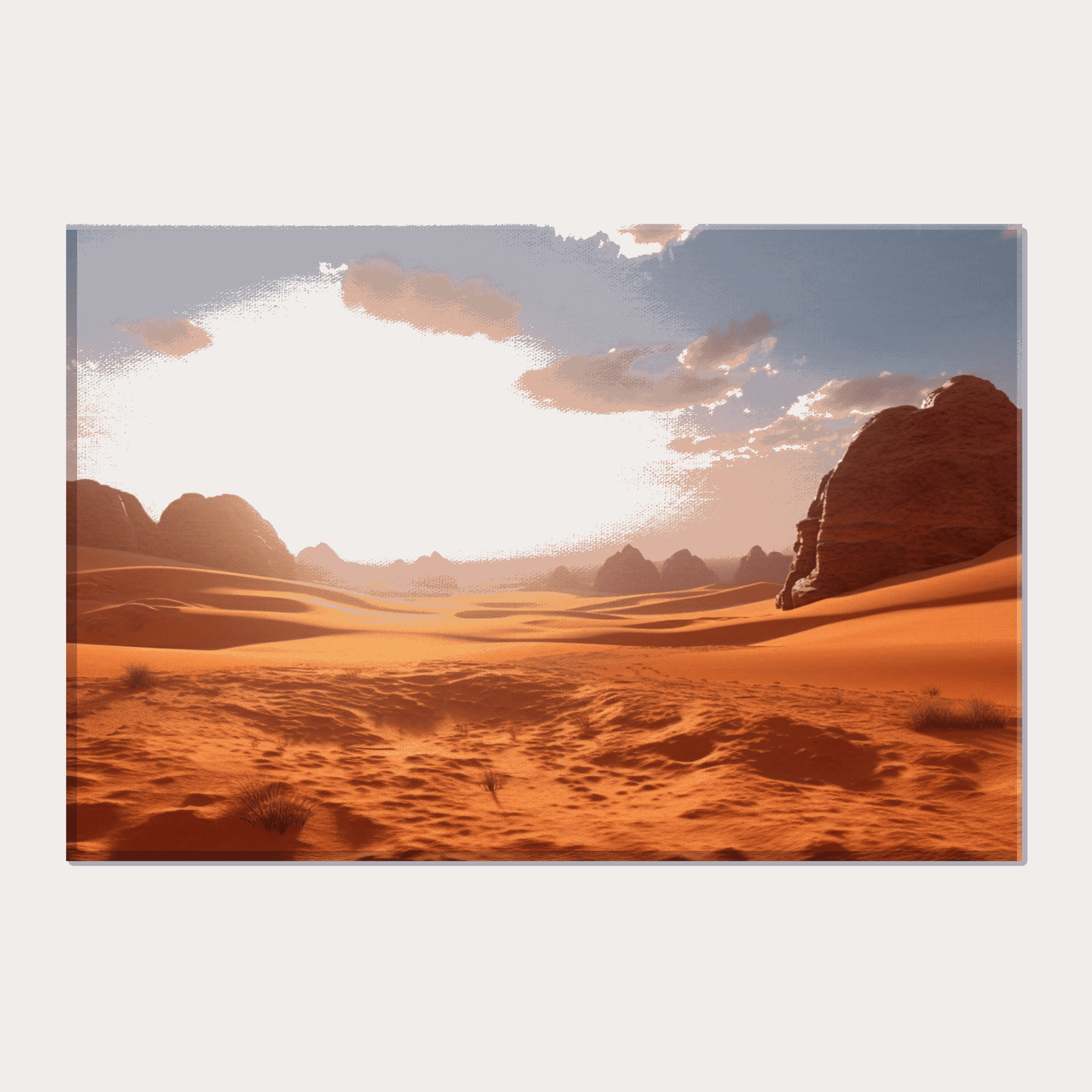 Brilliant Desert Sun Canvas Canvas Prints in Accrington Number Plates Accrington IntelliPix