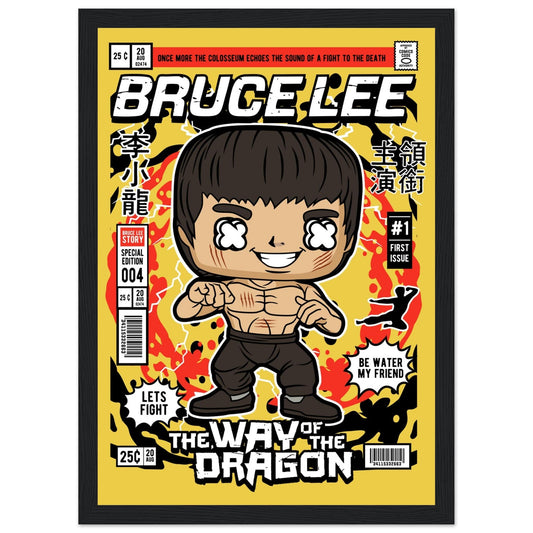 Bruce Lee Character Framed Print Canvas Prints in Accrington Number Plates Accrington IntelliPix