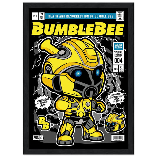 Bumblebee Character Framed Print Canvas Prints in Accrington Number Plates Accrington IntelliPix