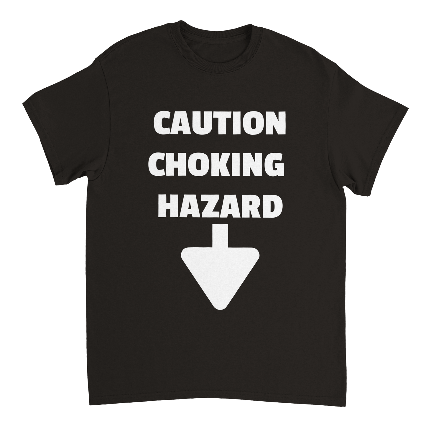 Caution Choking Hazard T Shirt Canvas Prints in Accrington Number Plates Accrington IntelliPix