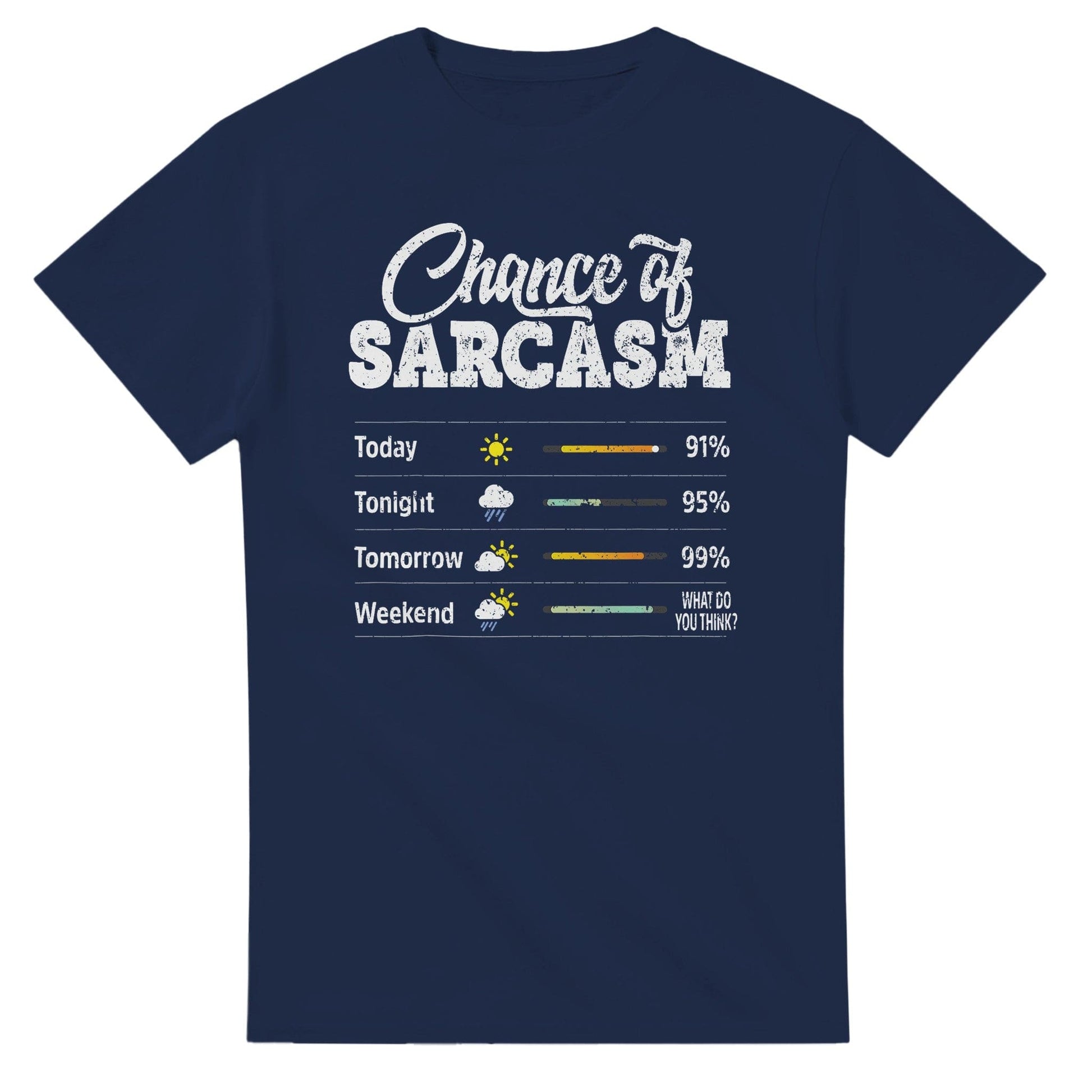 Chance Of Sarcasm T-Shirt Canvas Prints in Accrington Number Plates Accrington IntelliPix
