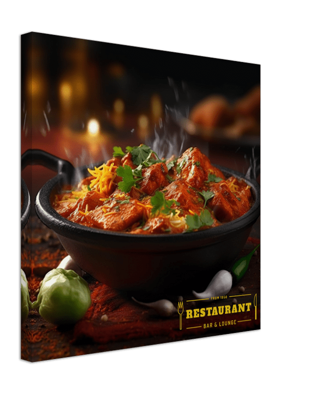 Chicken Tikka Masala Canvas Canvas Prints in Accrington Number Plates Accrington IntelliPix