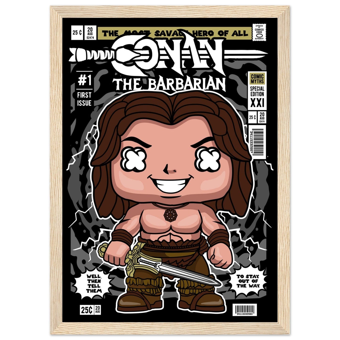 Conan the Barbarian Character Framed Print Canvas Prints in Accrington Number Plates Accrington IntelliPix