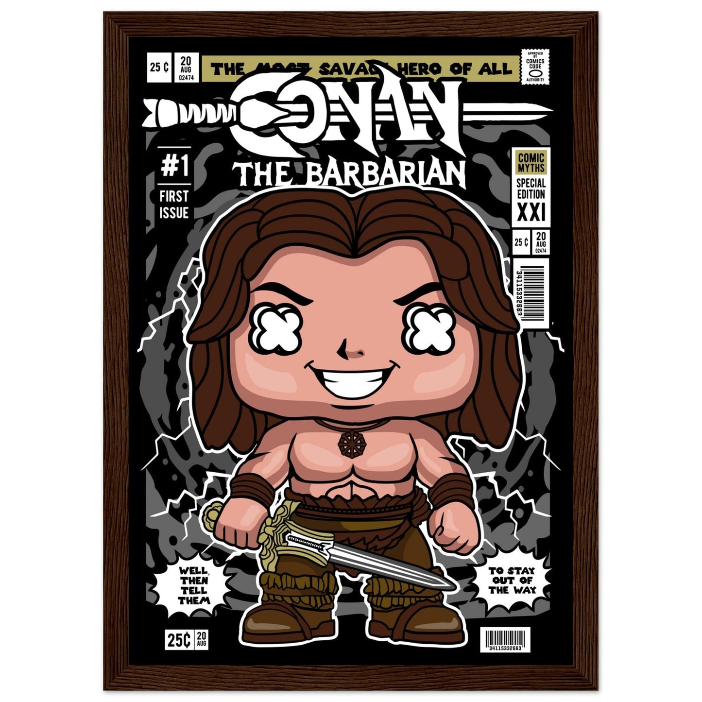 Conan the Barbarian Character Framed Print Canvas Prints in Accrington Number Plates Accrington IntelliPix