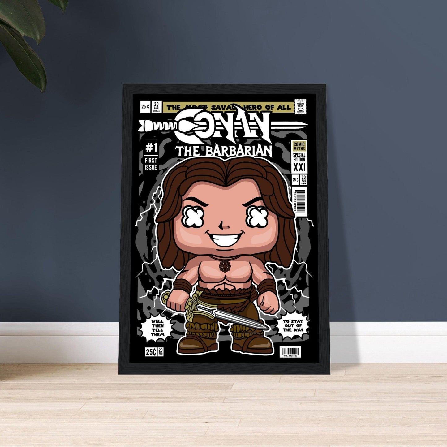 Conan the Barbarian Character Framed Print Canvas Prints in Accrington Number Plates Accrington IntelliPix