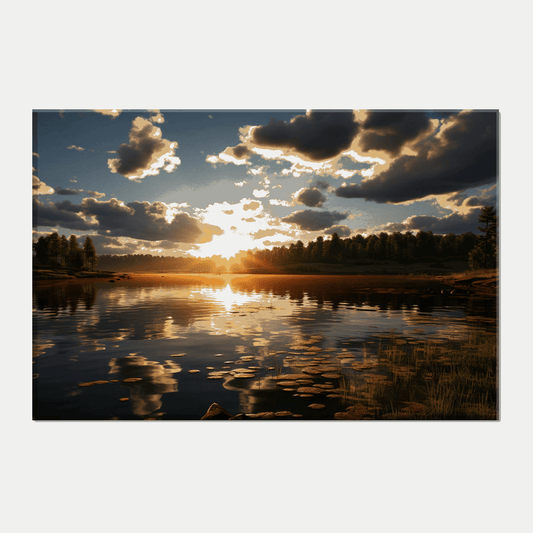 Crepuscular Rays Canvas Canvas Prints in Accrington Number Plates Accrington IntelliPix