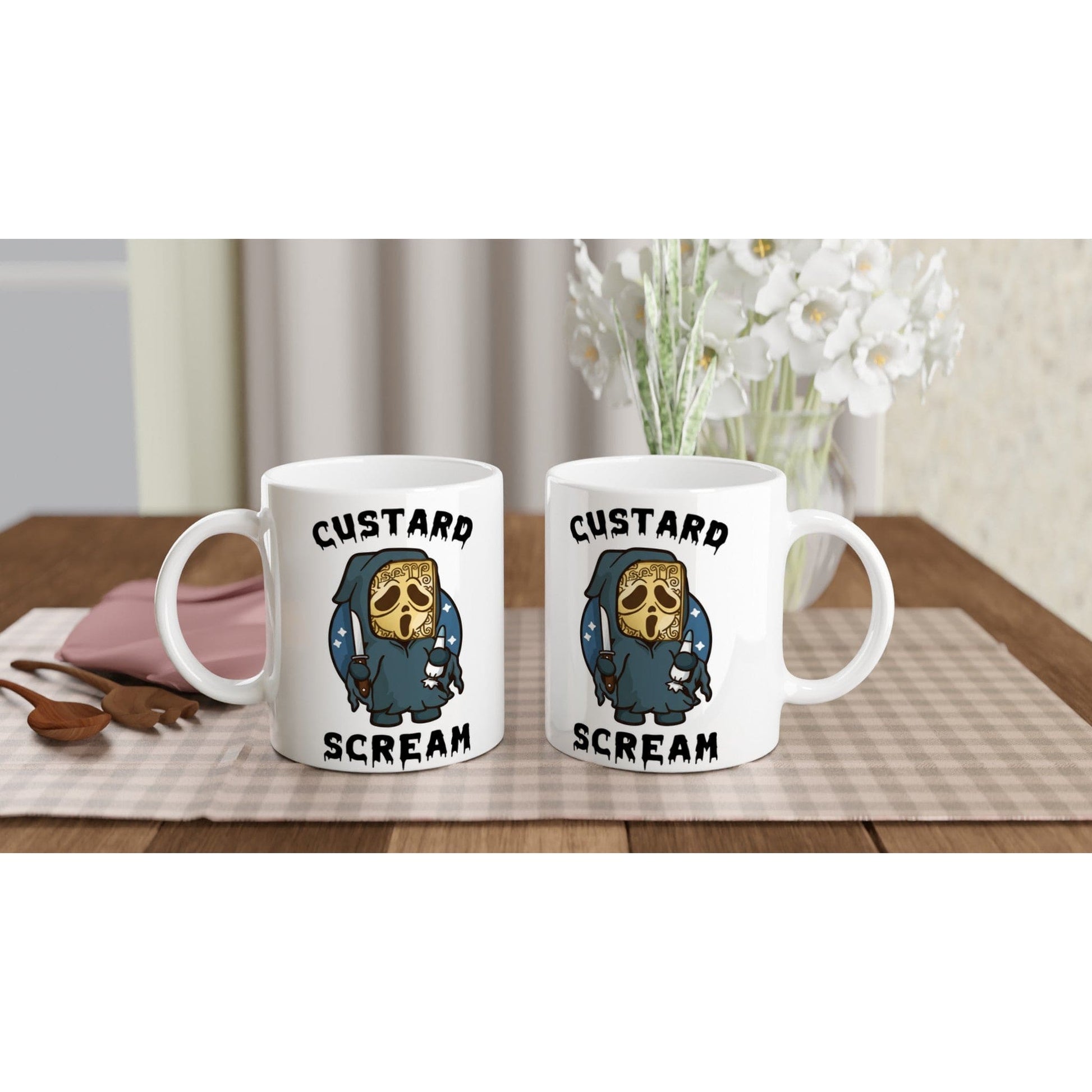 Custard Scream 11oz Mug Canvas Prints in Accrington Number Plates Accrington IntelliPix