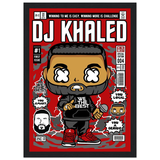 DJ Khaled Character Framed Print Canvas Prints in Accrington Number Plates Accrington IntelliPix